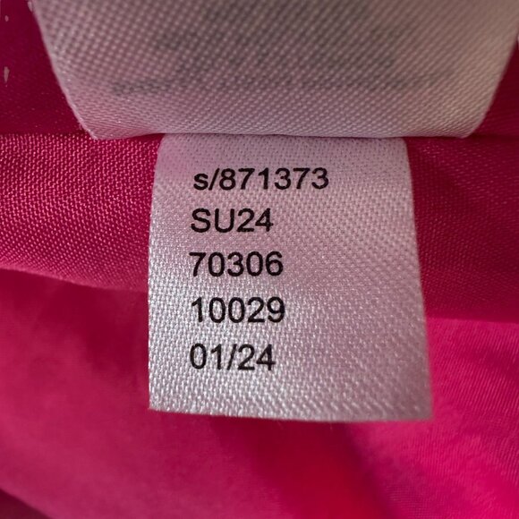 Ann Taylor Pink Tiled Paisley Halter Neck A-Line Midi Dress Size Petite Small - Picture 6 of 10